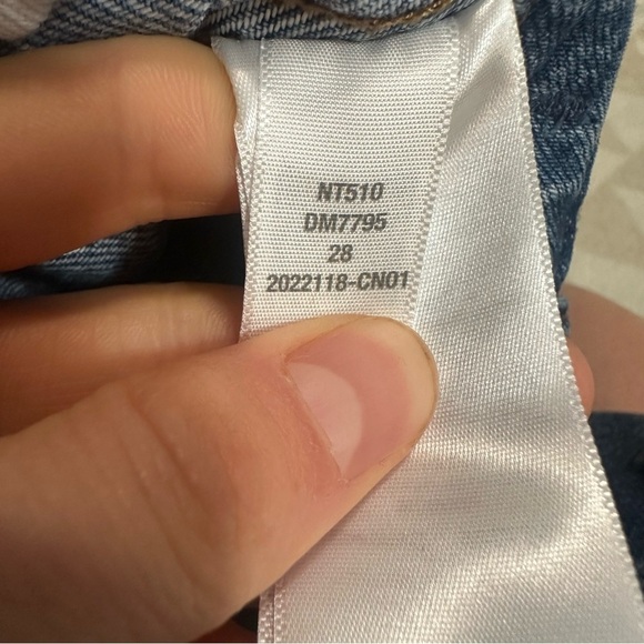 NWOT Madewell Java wash Wide Sweep Denim Trousers - Picture 7 of 7